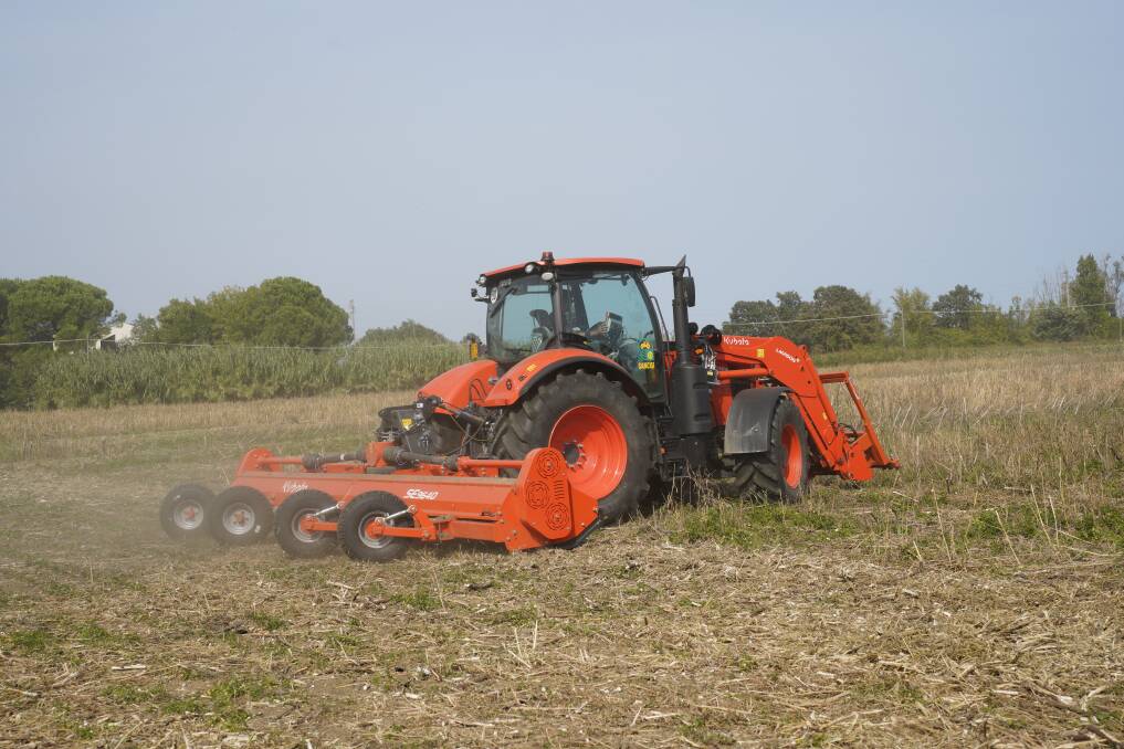 The new SE9000 series of folding agricultural mulchers from Kubota. Picture supplied