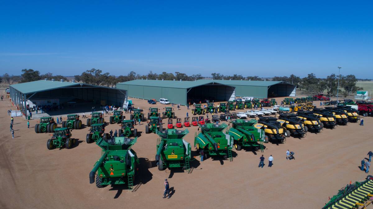 Breaking the Australian record for largest unreserved public agricultural auction at 'Keytah' Moree, NSW.