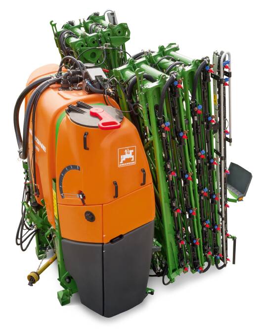 The Amazone UF2002 rear mounted spray unit