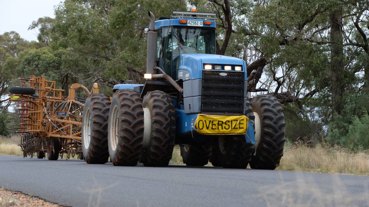 NUMBERS BACK IT UP: A new study by James Cook University in partnership with the National Farmers Federation have found large agricultural vehicles are safer than average. 