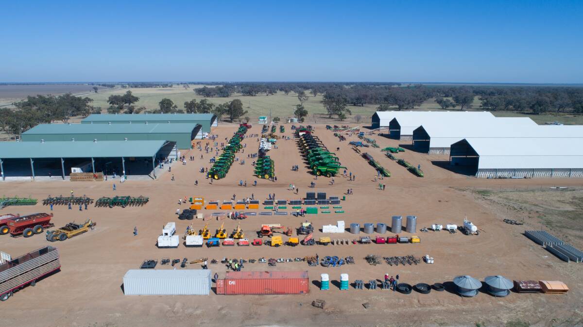 Auctioneers Ritchie Bros. said there were 236 lots at 'Keytah' Moree, NSW.