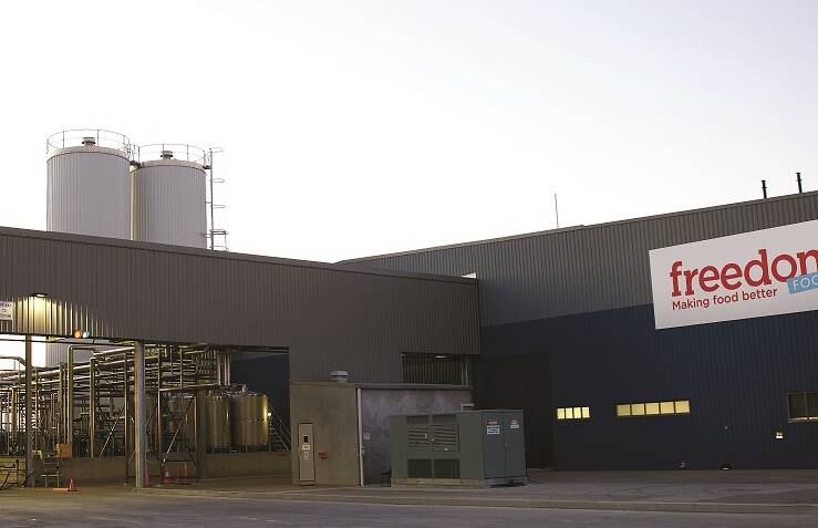 Freedom Foods' Shepparton dairy plant will undergo a $29m capacity expansion.