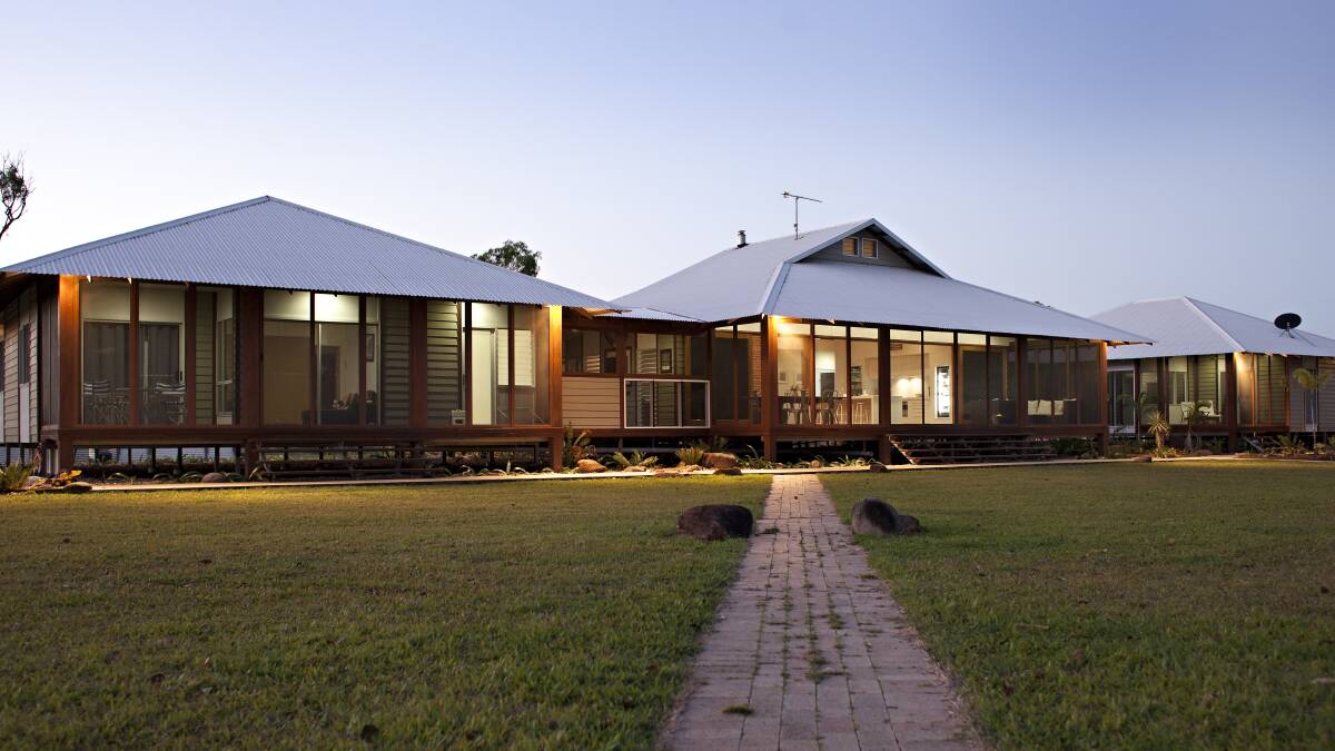 The stunning Queenslander inspired home of Chris and Rebecca Parsons is set on 40 hectares at Hervey Range, Townsville.