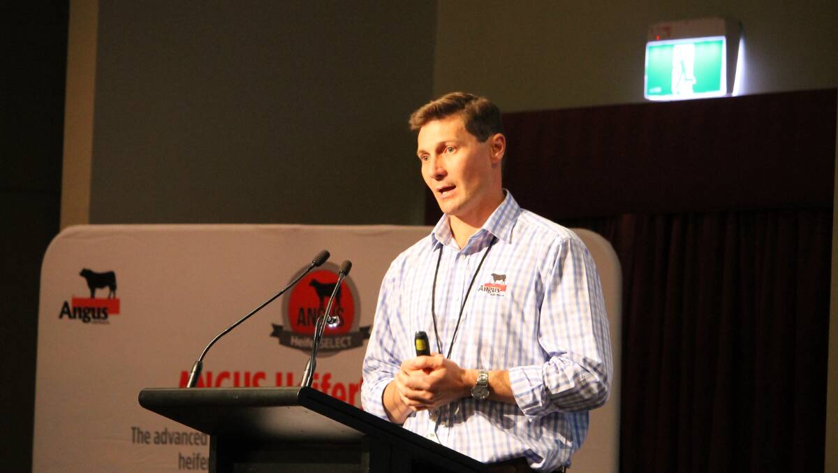 Angus Australia breed development and extension manager Andrew Byrne shared some exciting new developments at the breed organisation's national conference in Ballarat today.