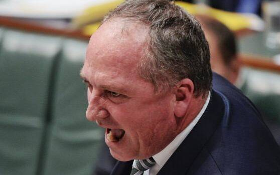 UNDER FIRE: Nationals leader Barnaby Joyce faced accusations of pork barrelling over a decision to locate the Regional Investment Corporation in Orange. Photo: NICK MOIR