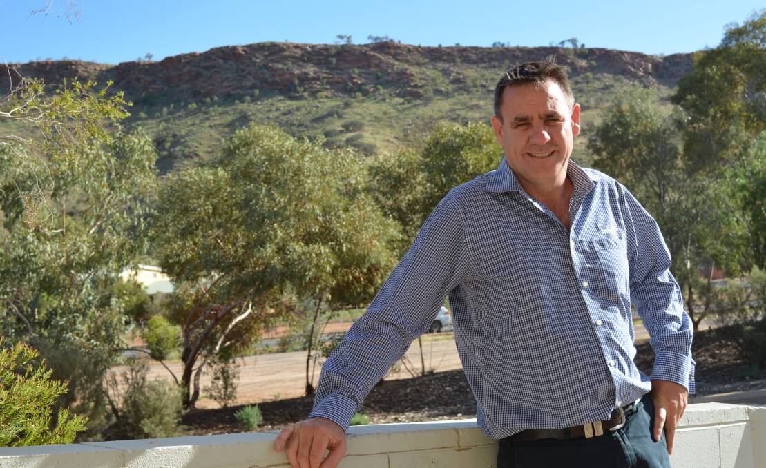 Meat and Livestock Australia's managing director Richard Norton in Alice Springs this week.