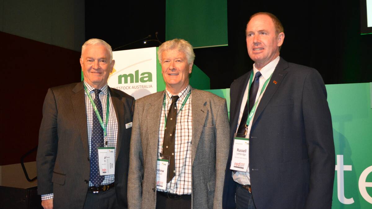 MLA board directors Andrew Michael, Alan Beckett and Russell Lethbridge. 