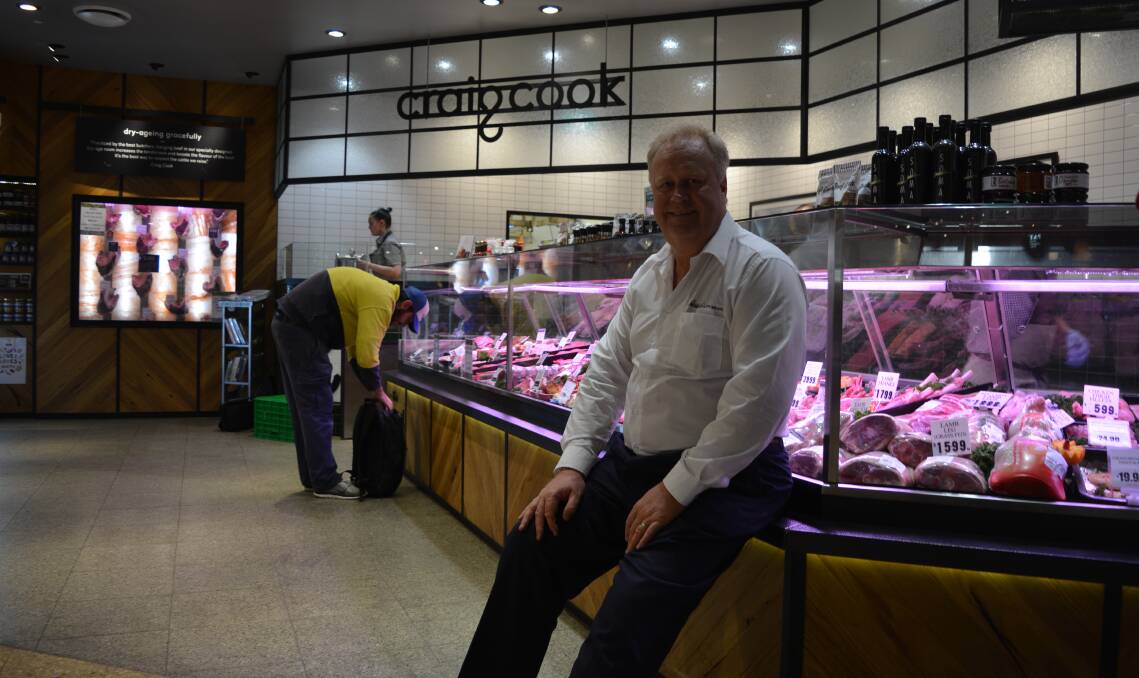 Sydney butcher Craig Cook in his Bondi Junction shop.