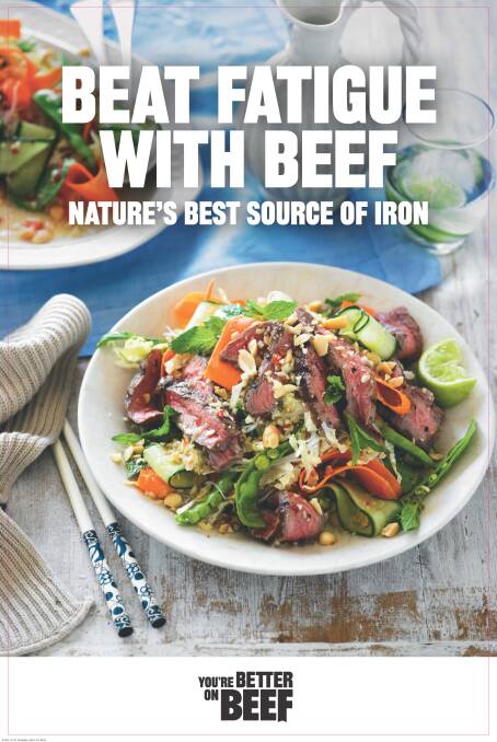 Beef the answer for iron-poor women