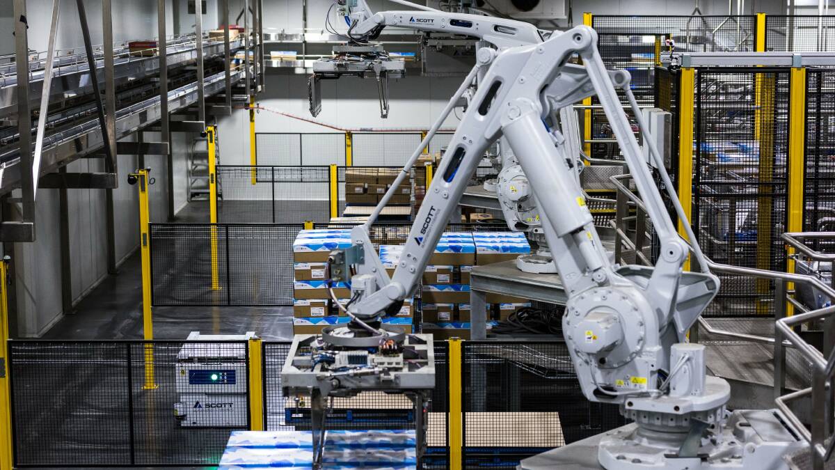 Palletising robots and automated guided vehicles are now in the final stages of trials at Kilcoy Pastoral Company's Queensland operation, thanks to MLA-funded research and development.