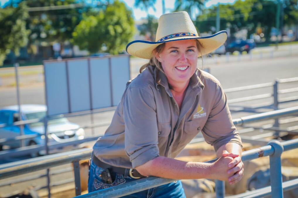 Cassie Lindgren, Michael Maguire and Company at Emerald, Queensland, says where quality is on offer, buyers will still pay. Photo: Kelly Butterworth
