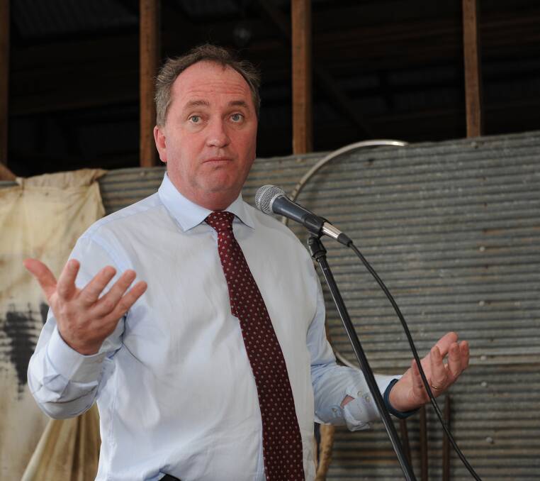 Federal agriculture minister Barnaby Joyce is accused of pork-barrelling through the proposed move of the Australian Pesticides and Veterinary Medicines Authority (APVMA) to Armidale, in his electorare.
