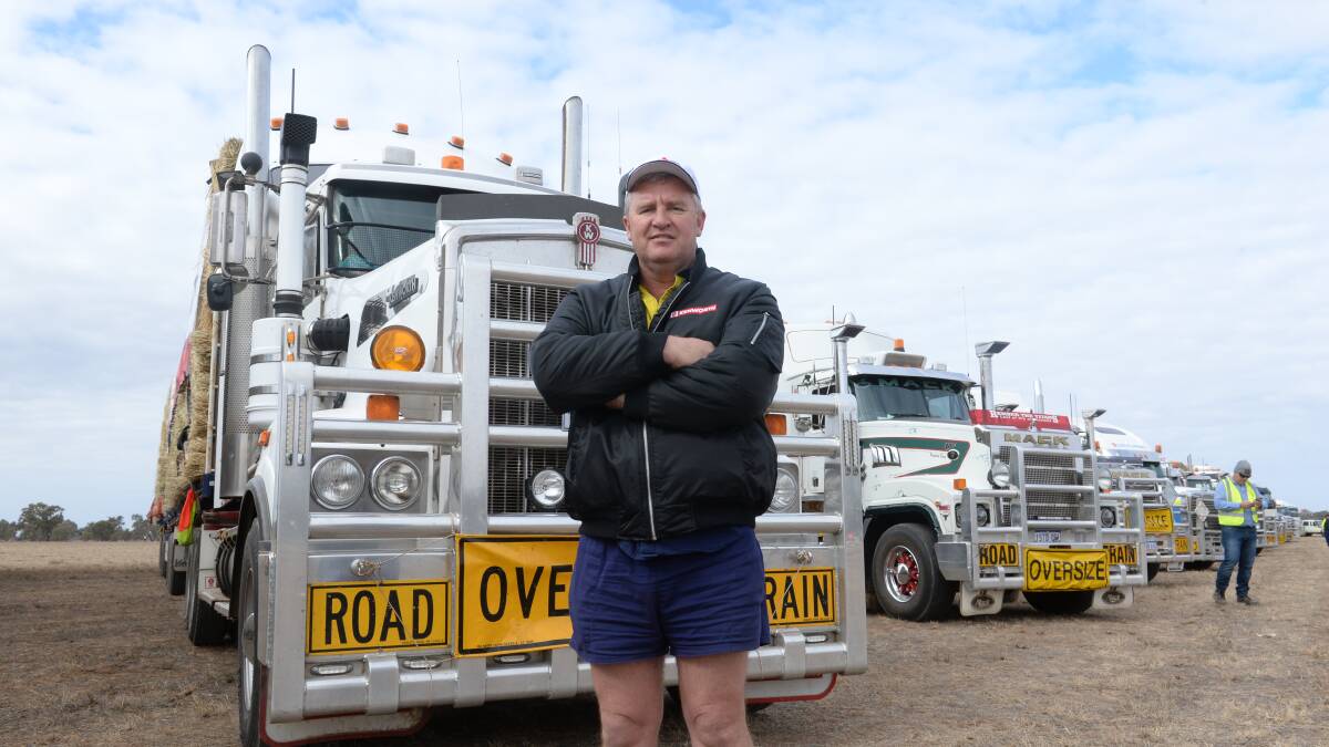Craig McCrostie of McCrostie Haulage was part of a team of volunteers that selflessly brought over export quality hay from WA to Condobolin, NSW. 
However, authorities have warned others of looking to bring hay across the Nullabor to ensure there are no biosecurity threats from the fodder they are bringing in.