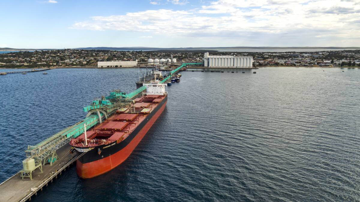 Viterra's Port Lincoln facility has just loaded the third largest shipment of grain on record in South Australia, but may soon face more competition if a proposed grain port at Cape Hardy, 100km to the north-east, gets off the ground. 