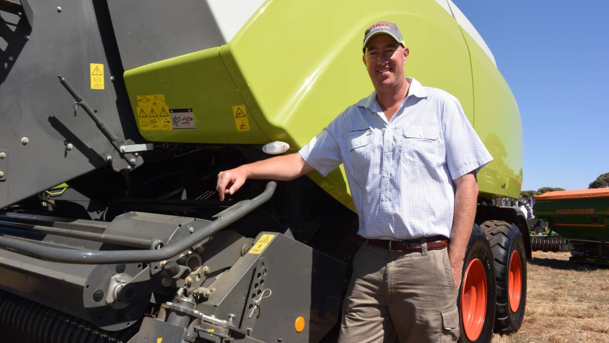 Jade Hawker, sales manager at Claas Harvest Centre in Lake Bolac, Victoria. Claas has just re-signed a long term agreement with Total Lubrifiants for use in their equipment.