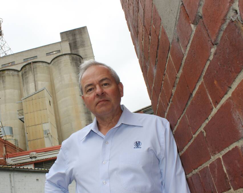 GrainCorp managing director Mark Palmquist says his company wants to move as much grain as it can by rail. 