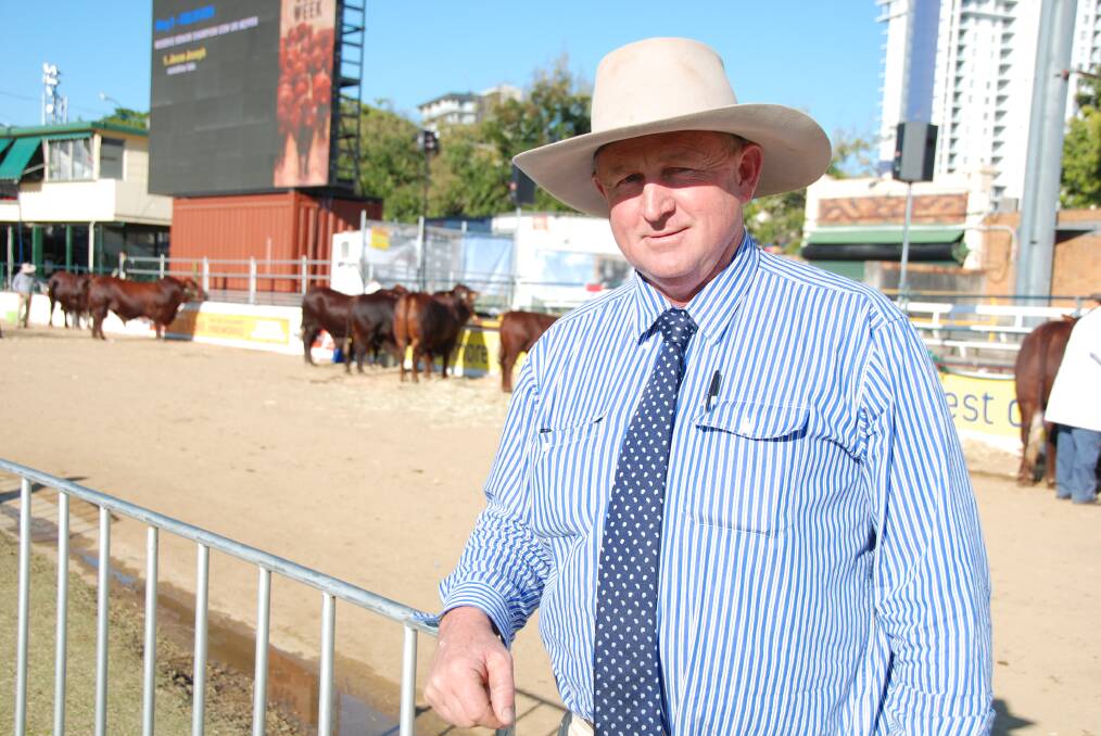 Quality options: Bill Speed, Brigodoon Cattle Company, Taroom said they ensure they have a varied selection of young bulls in the herd, which is a process made easier with the state's excellent Santa Gertrudis stud breeders.