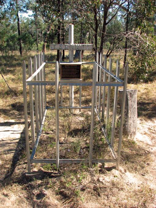 James Kenniff’s (Old Kenniff) grave, which Injune Tourism marked in the Year of the Outback, 2002.