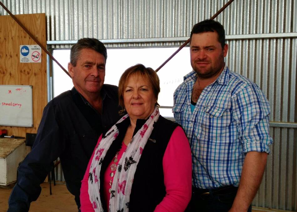 James, Sheryl and Andrew Derrick plan to have a full 4500 head Merino breeding ewe flock due to their profitability and are in the process of phasing out the 1800-head first-cross ewe flock.