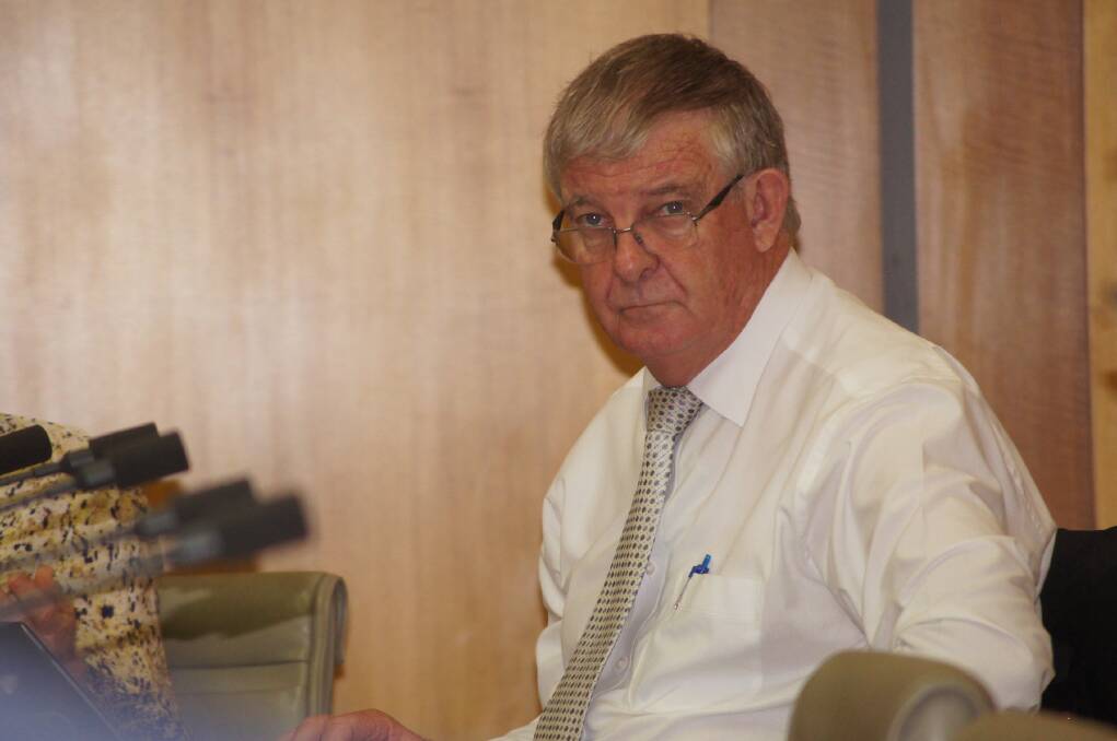 Senator Chris Back's line of questioning toward AWI aimed to clarify the relationship with the Graziers' Investment Company and whether shareholders would receive any of the $20m worth of assets. Photo: Colin Bettles 
