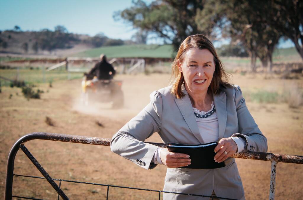 Wool producer and NSW Rural Woman of the Year, Robbie Sefton.