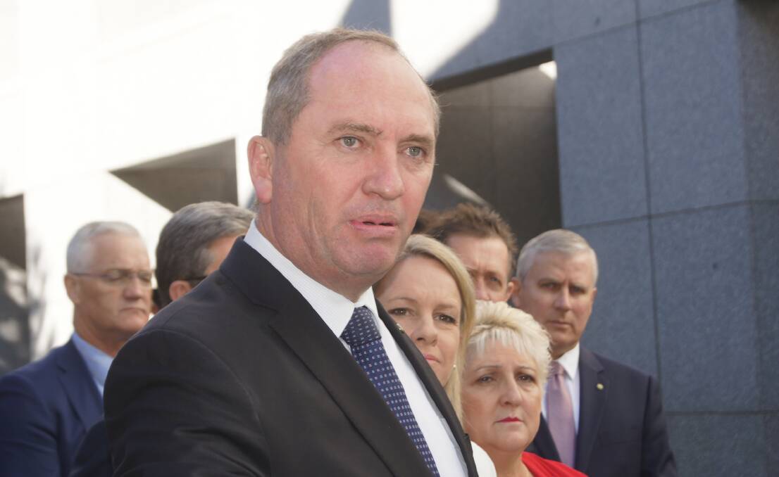 Barnaby Joyce backing the Regional Investment Corporation.
