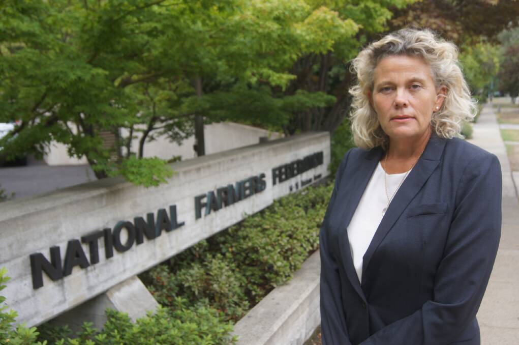 National Farmers’ Federation President Fiona Simson.