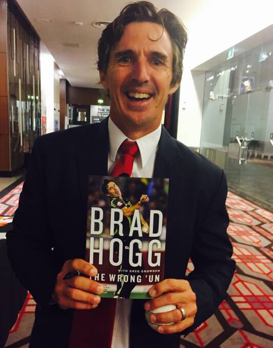 Brad Hogg back in town and loving life and cricket.