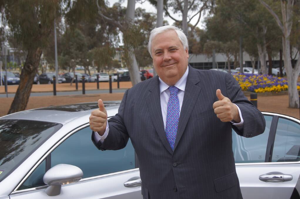 Clive Palmer's Palmer United Party soon to be de-registered.