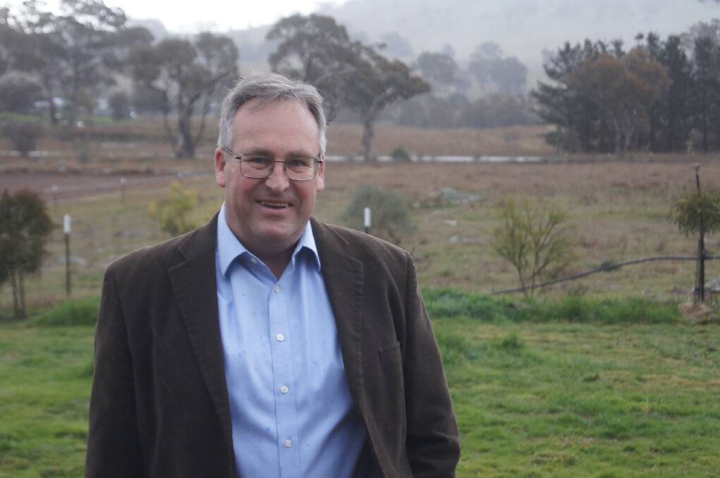 Nigel Catchlove - at home on his rural property in Yass - is looking to win Liberal pre-selection for Eden-Monaro and start building his brand with local voters.