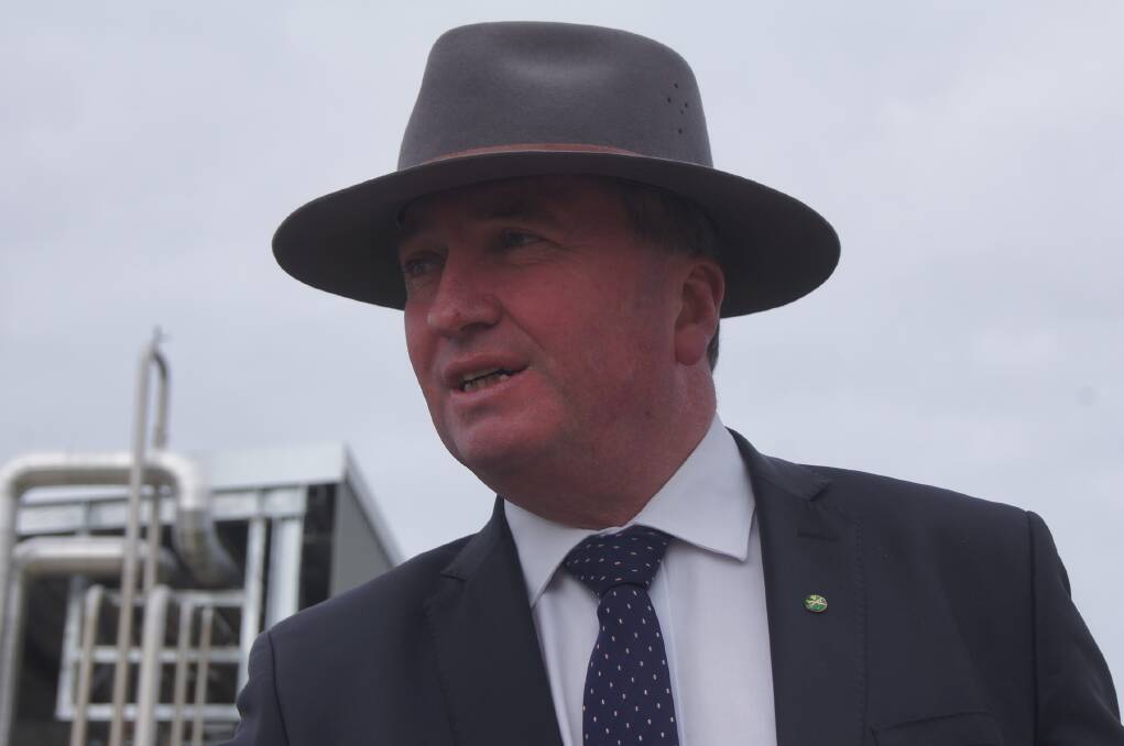 Nationals leader Barnaby Joyce.