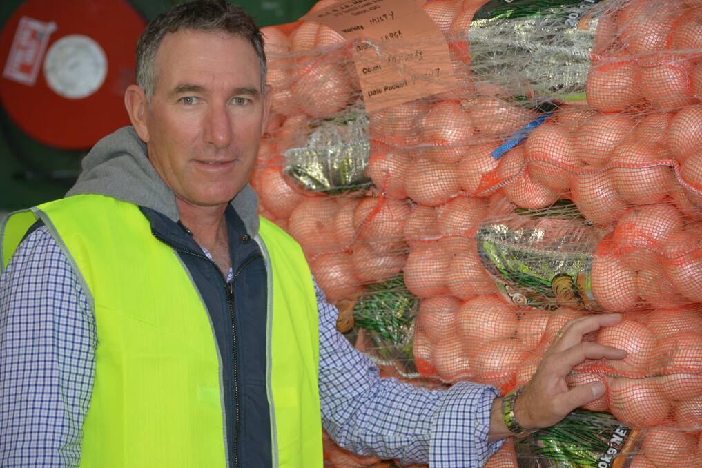 FUTURE FOCUS: Onions Australia chairman, Peter Shadbolt, says the "pathetically low" domestic prices for onions highlight the need for further exploration of export markets.