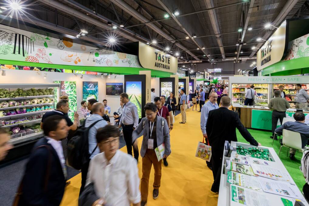 ON SITE: The Taste Australia site at Asia Fruit Logistica in Hong Kong this week. 