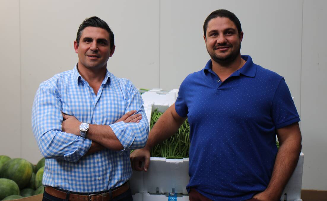 ONLINE: Well-known Qld-based fruiterers, Anthony and Paul Joseph, have launched into the online trading space with Phoencia. 