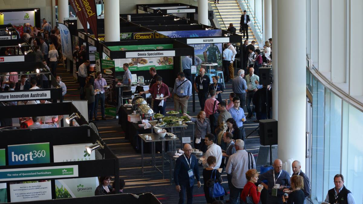 HEALTHY CROWD: About 1500 people attend the first day of the 2016 National Horticulture Convention on the Gold Coast last week.
