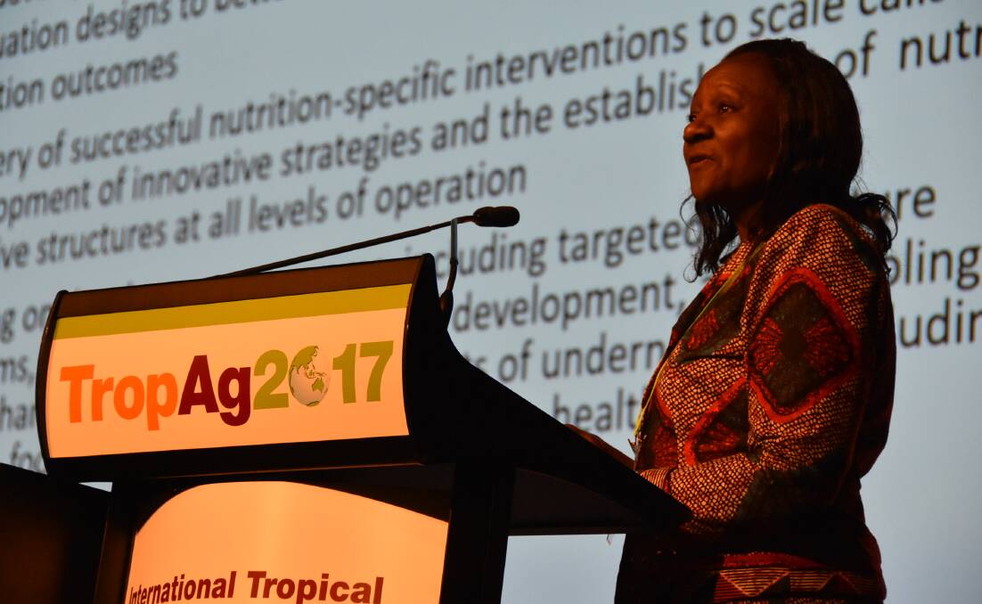 HOME GROWN: Department of Food, Nutrition and Dietics, Kenyatta University, Kenya nutritionist Judith Kimilywe speaking on the progress being made in African nations in raising the profile of indigenous vegetables for better nutrition.

The conf