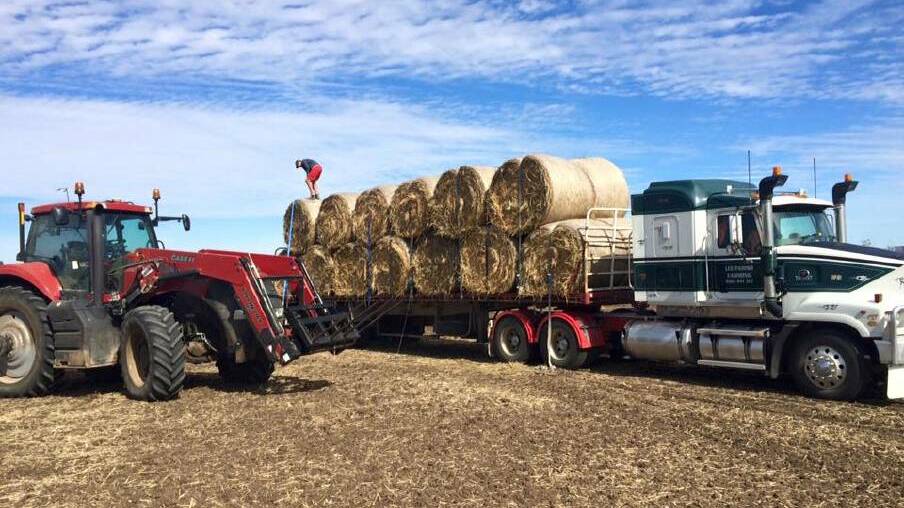 "Lee Parish‎: Getting an early start with one truck loaded and 3 more coming to load at Wee Waa. Head off on the 7th to meet everyone a Bourke. Farmers helping farmers. Aussies helping Aussies. The Australian way. See everyone soon."
