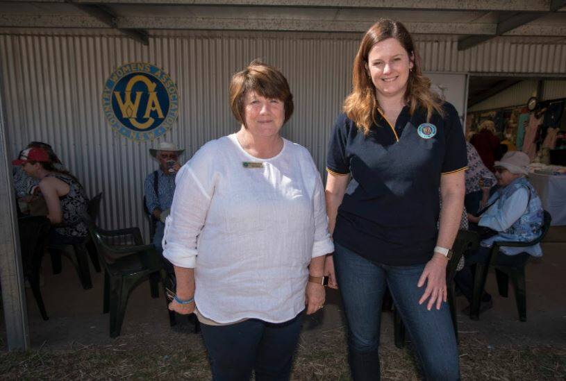 CWA NSW president Annette Turner and chief executive Danica Leys at AgQuip. Photo: Peter Hardin