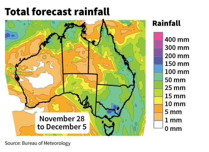 'Quite intense': Heavy falls forecast as stable weather pattern starts to break