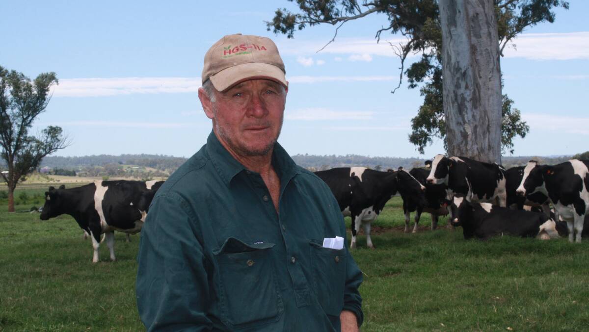 END OF AN ERA: Veresdale farmer Wally Holcombe had been in dairy farming for almost 40 years before making the difficult decision to leave the industry. Photo: Jocelyn Garcia