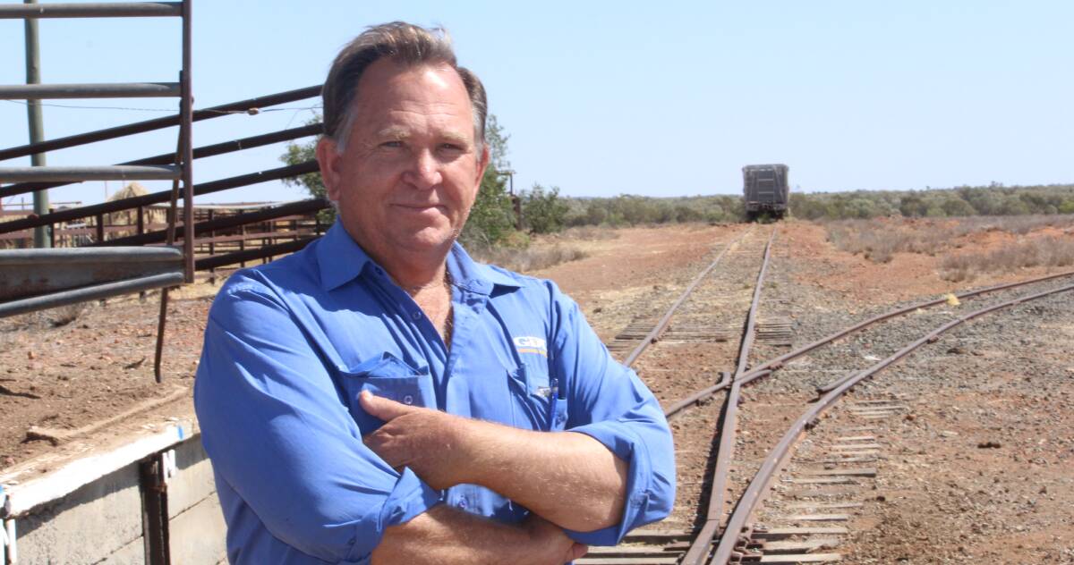 Potential: GDL manager Tony Lilburne says better rail services will not only allow more options for graziers sending cattle to Oakey and other processors but also assist with general freight costs. Picture: Andrea Crothers