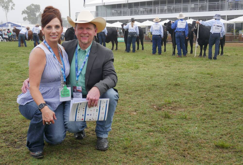 Down under: Rhonda and Dr Tommy Perkins, San Antonio, Texas, USA, visited Beef Australia 2018 to discuss a global genetic evaluation deal this week.