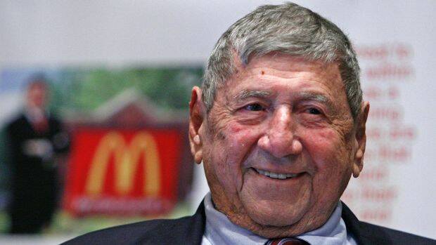 Jim Delligatti invented the burger in 1967. It was introduced across the US a year later.  Photo: Gene J. Puskar