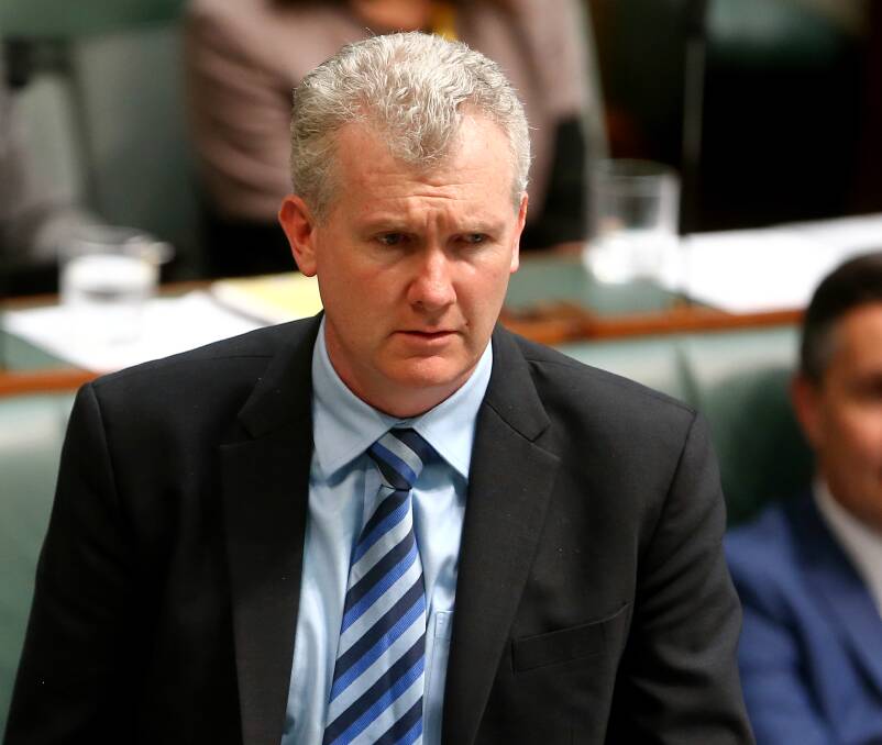 Federal Labor MP Tony Burke seeks guarantees over Basin Plan water recovery. Photo by Alex Ellinghausen.