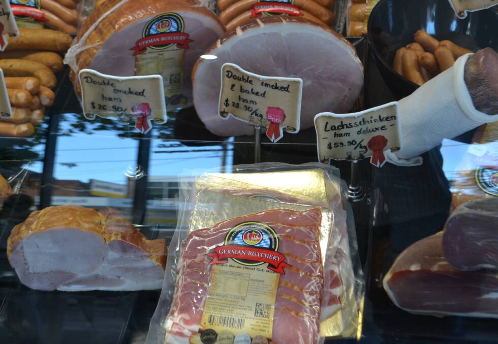 Award winning maple bacon in its natural environment.