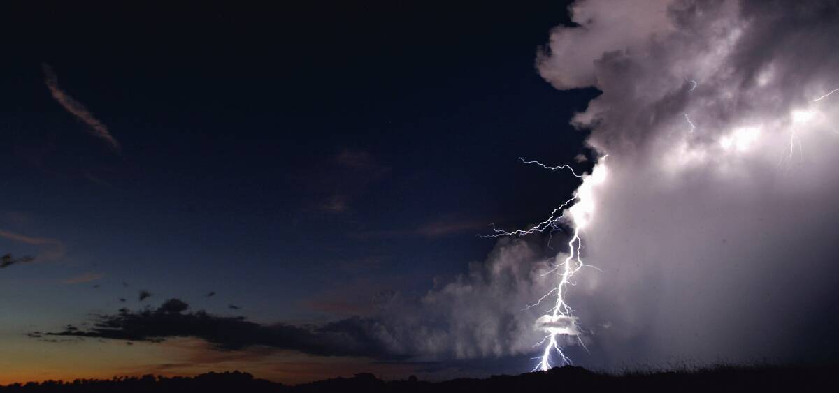 A new lightning viewer is available through the Bureau of Meteorology. Photo: Glenn Campbell.