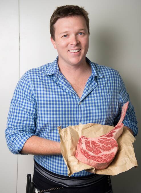 WINNER: Patrick Warmoll with Jack's Creek meat.