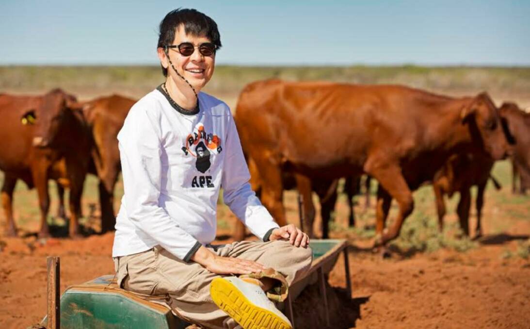 Looking forward: Bruce Cheung of Pardoo Beef Corporation with some of the cattle at Pilbara based station, Pardoo, north of Port Hedland. Photo: Nathan Dyer
