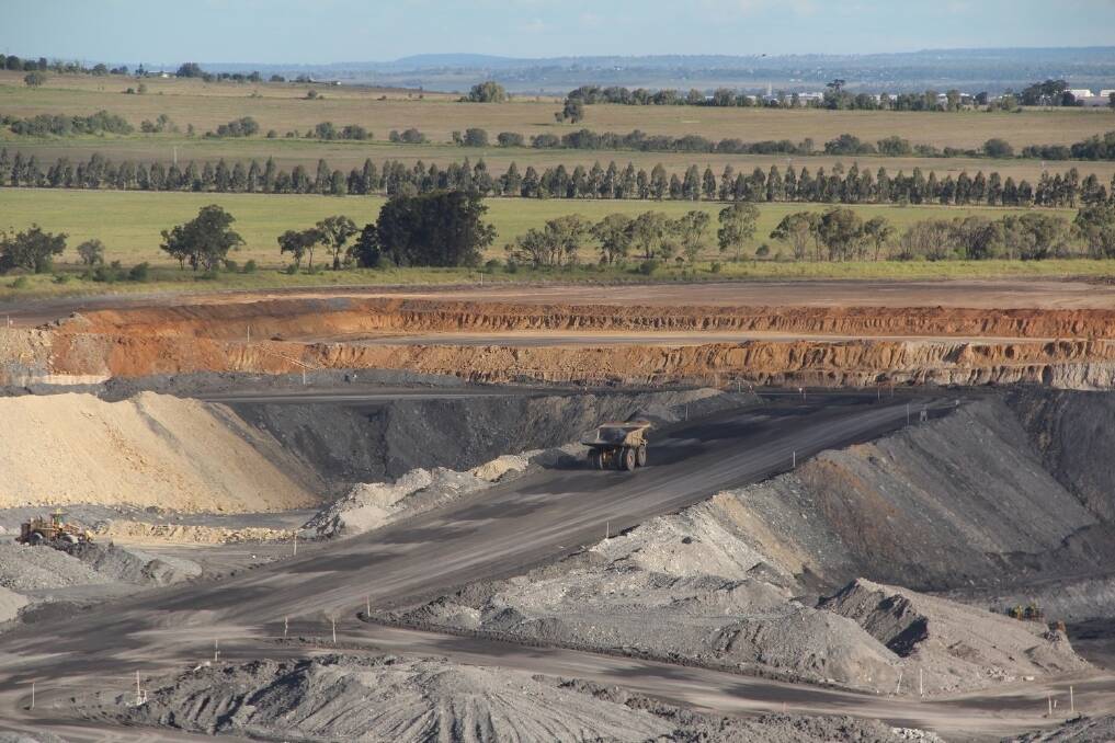 The New Hope Acland coal mine on the Darling Downs.