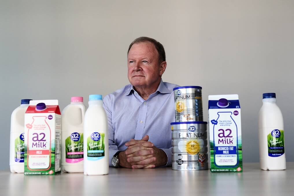 A2 Milk managing director Geoff Babidge. Photo: Louise Kennerley